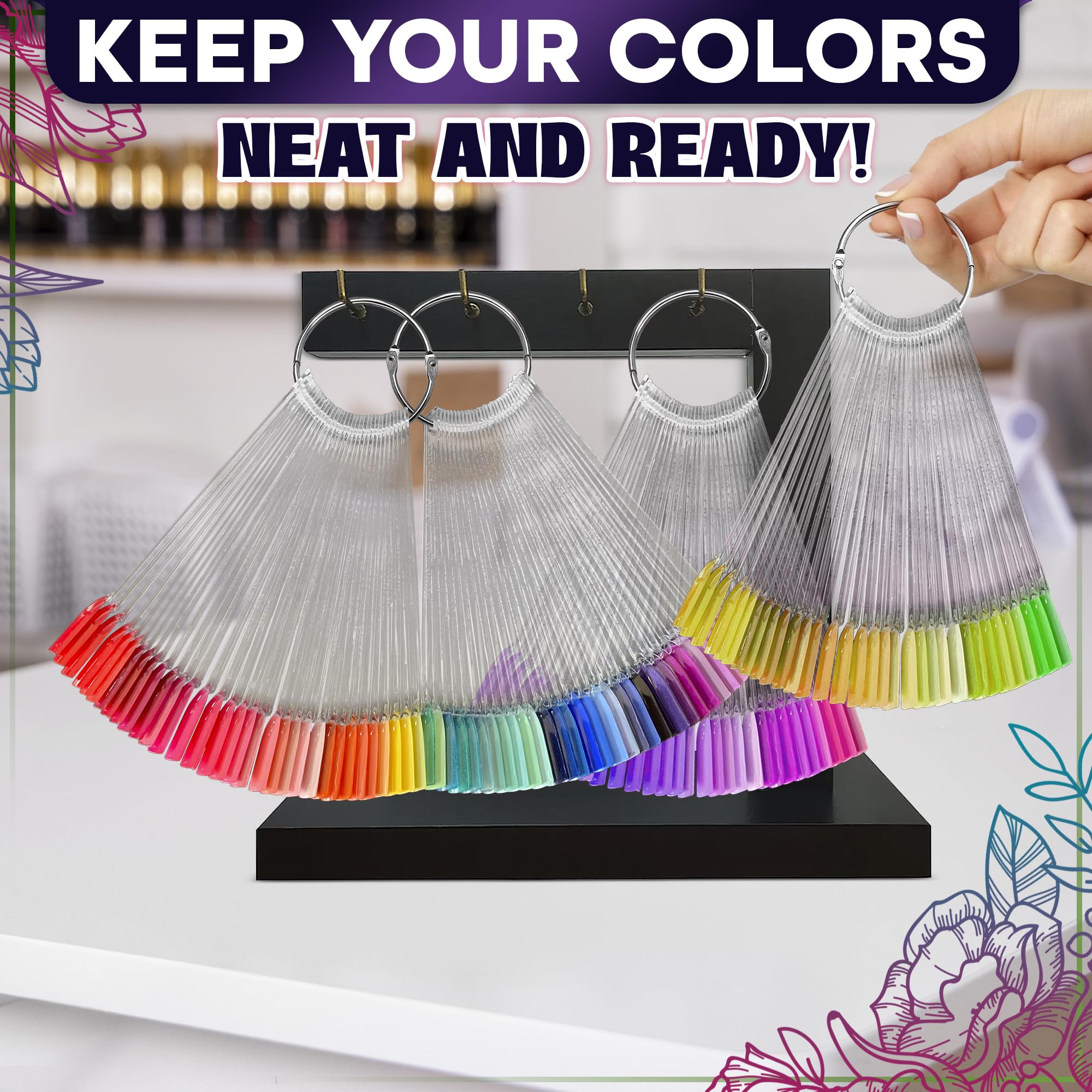 Novsix gel-polish testers help clients visualize options