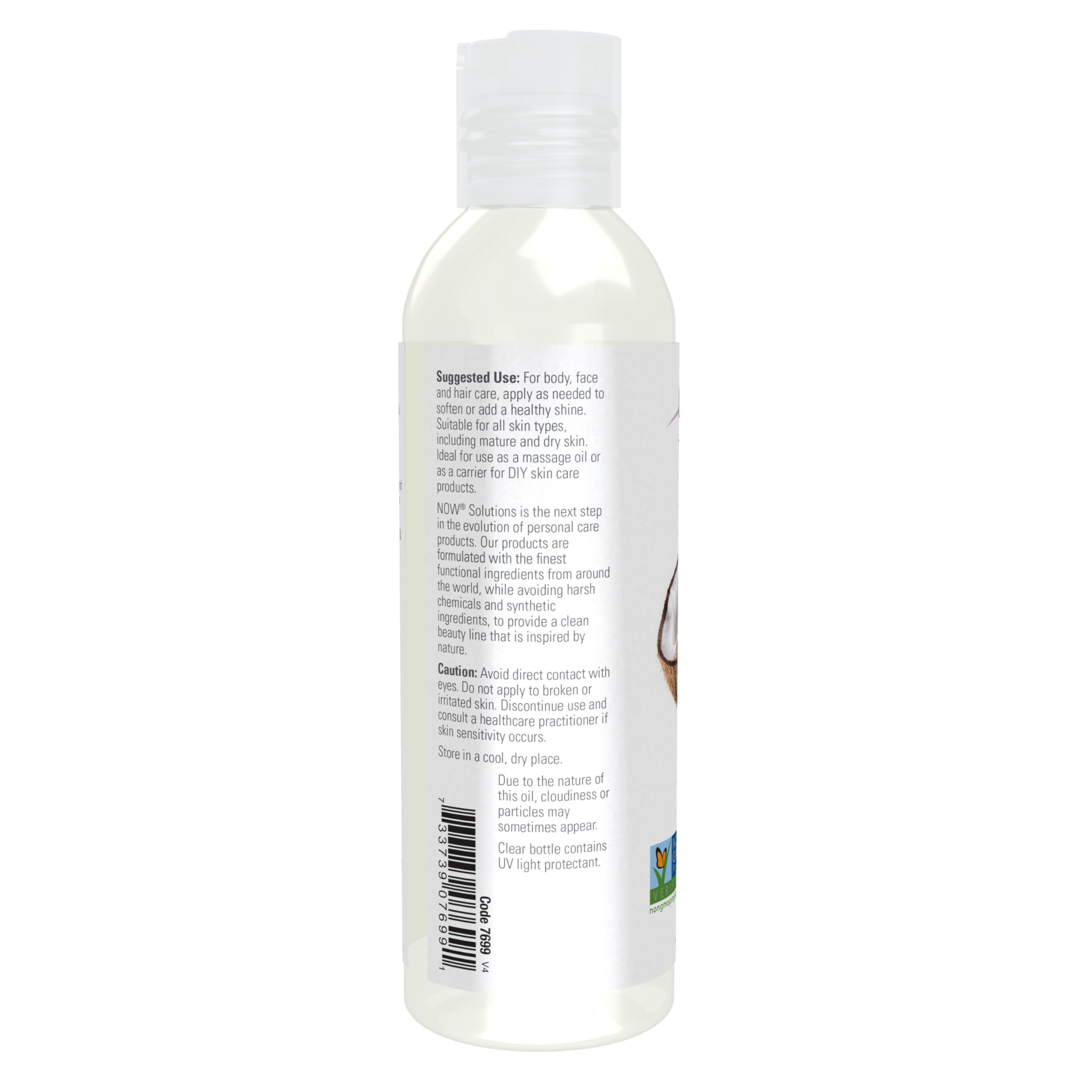 NOW Foods Liquid Coconut Oil hair conditioning and shine enhancement