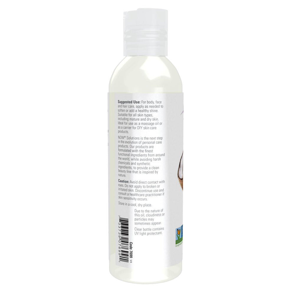 NOW Foods Liquid Coconut Oil hair conditioning and shine enhancement