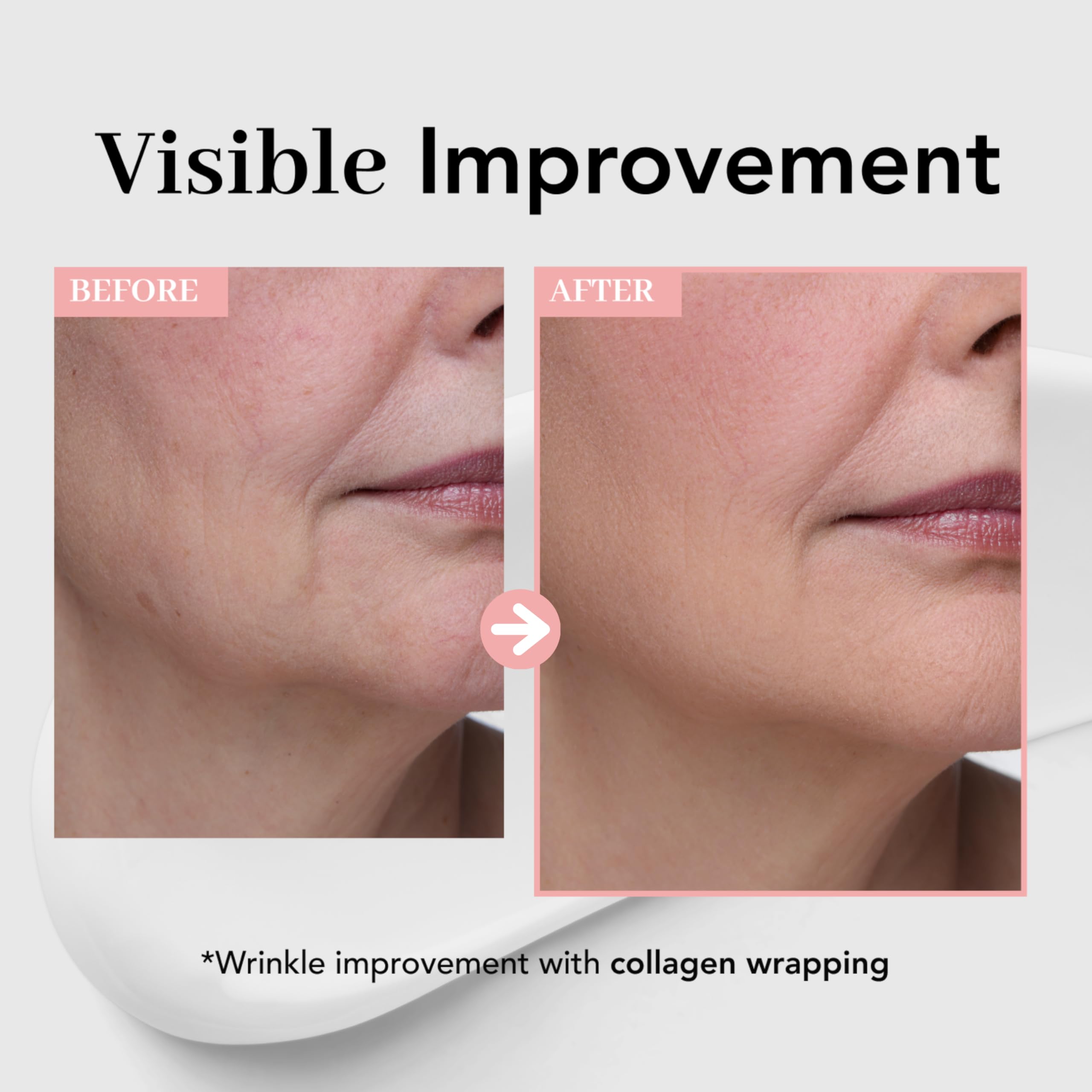NOWATER Collagen Wrapping Mask promoting firmness and elasticity.