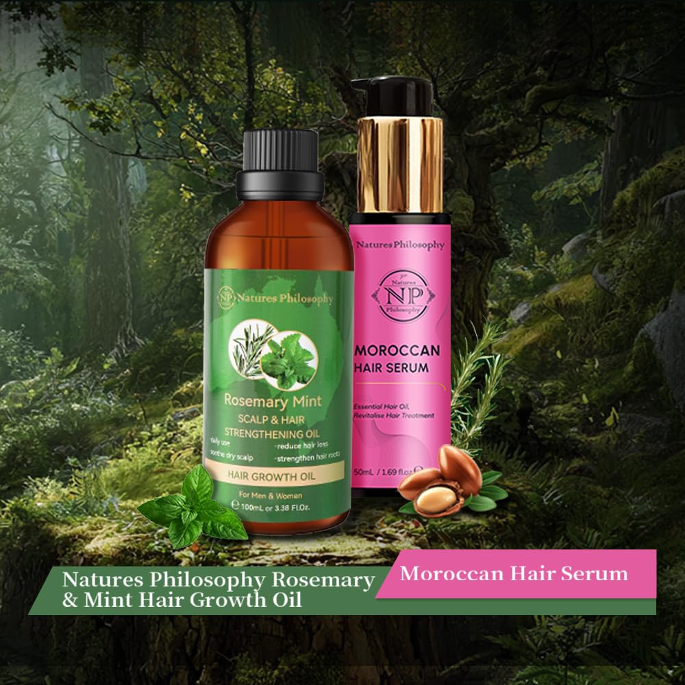 Argan and olive oil blend adding shine and repair with NP NATURES PHILOSOPHY