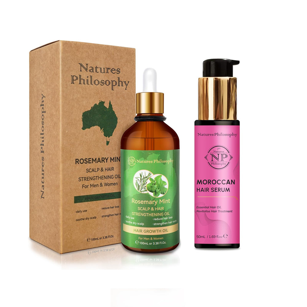 Product set packaging of NP NATURES PHILOSOPHY Moroccan Argan Oil Kit