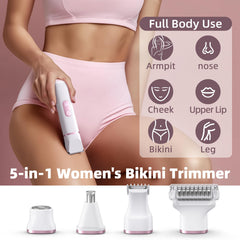 NPYXBR 5-in-1 armpit trimmer attachment for quick underarm grooming and irritation-free finish.