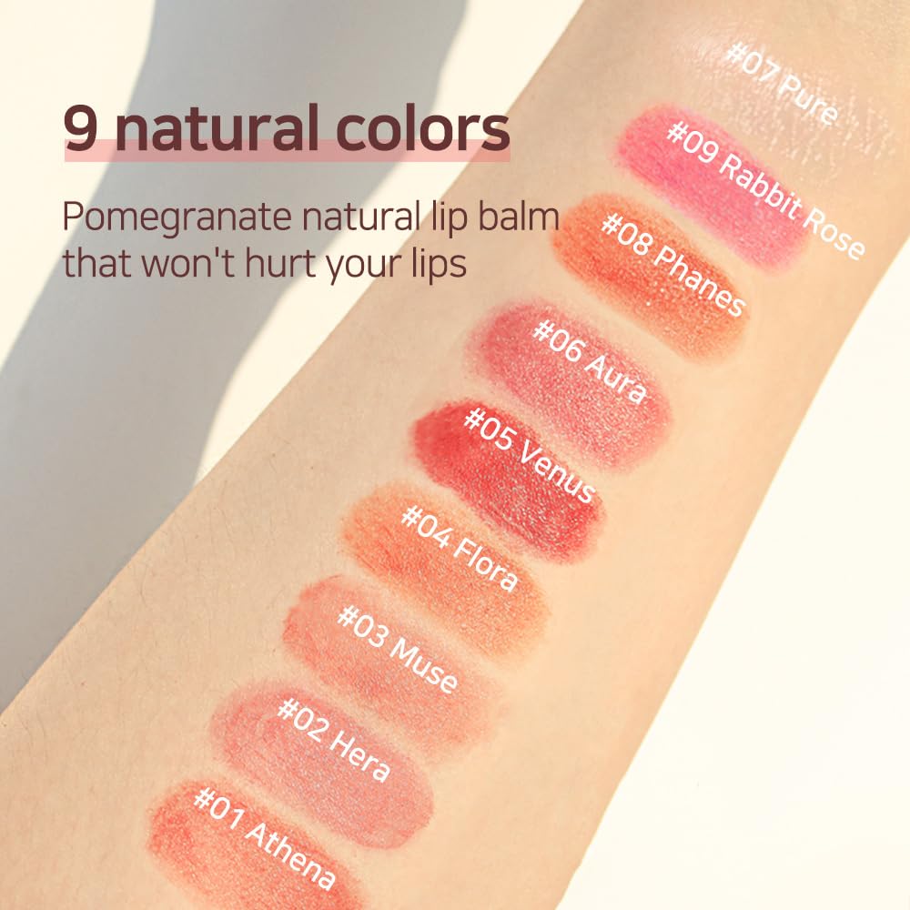 Creamy texture close-up of NS Beauty lip balm tint