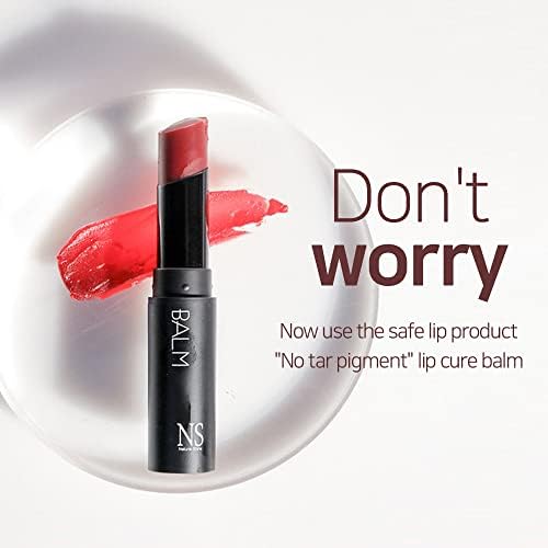 Olive Young award badge on NS BEAUTY Lux Triple Lip Cure Balm