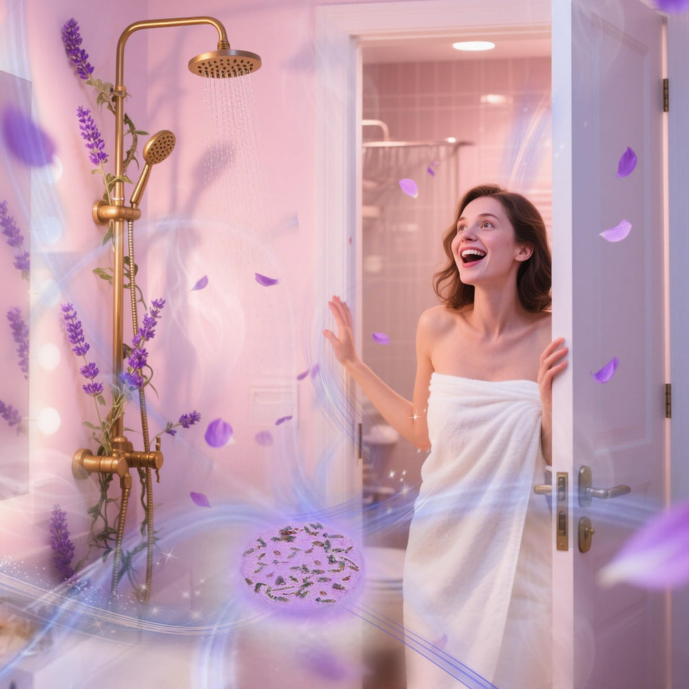 NSRZUA jasmine fragrance steamer for a calming, uplifting shower
