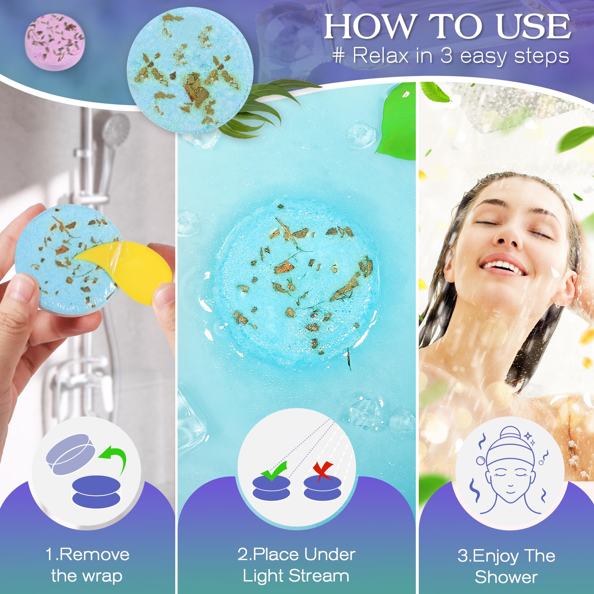 NSRZUA lavender-focused steamer for a spa-like shower