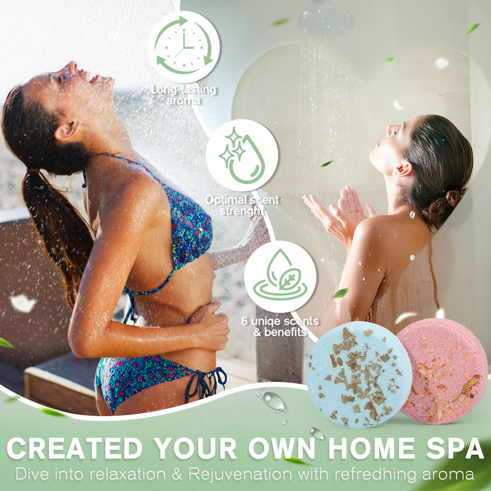 Nsrzua Shower Steamers Cedar pack offers warm grounding aroma