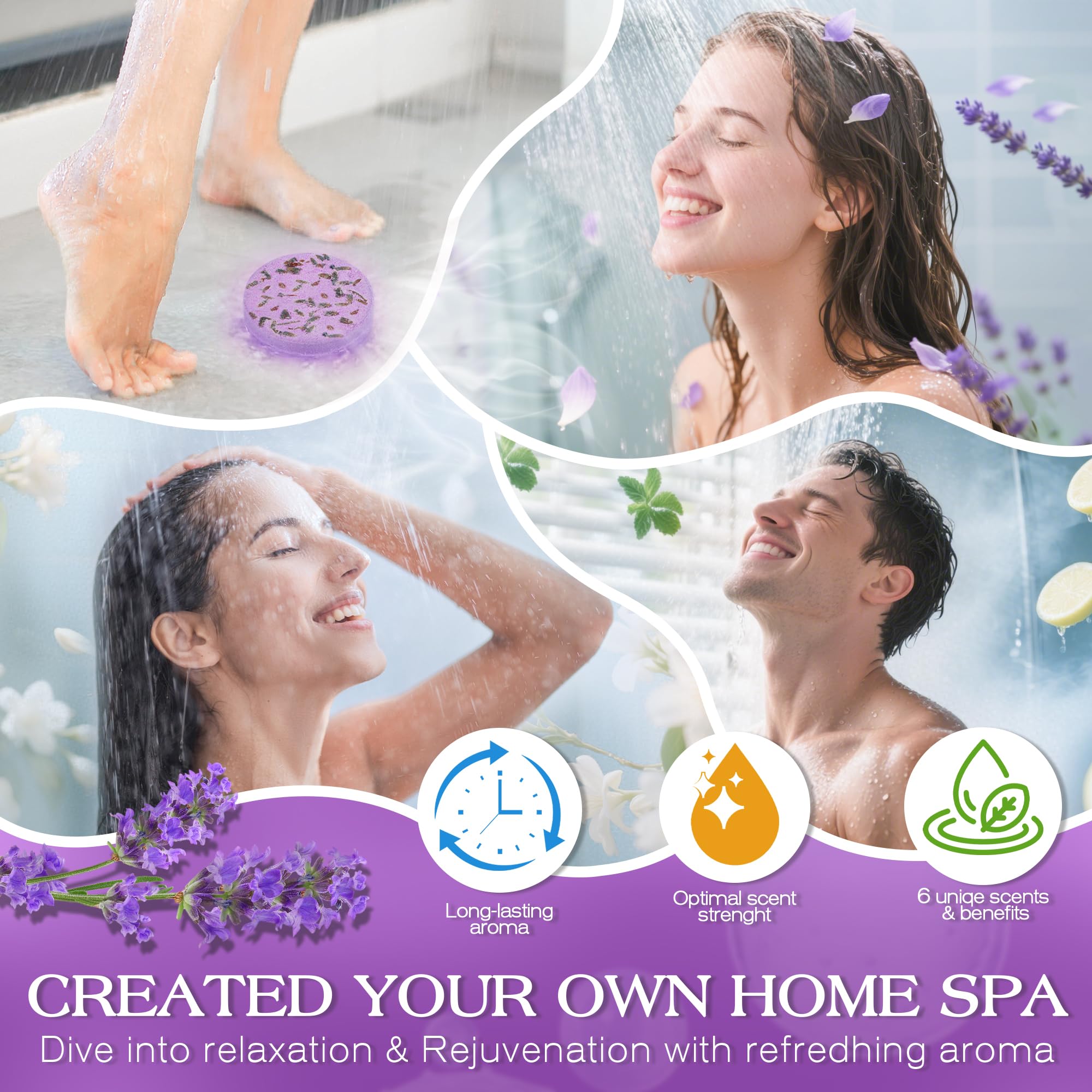 NSRZUA Grapefruit citrus fragrance steamer for a bright shower aroma