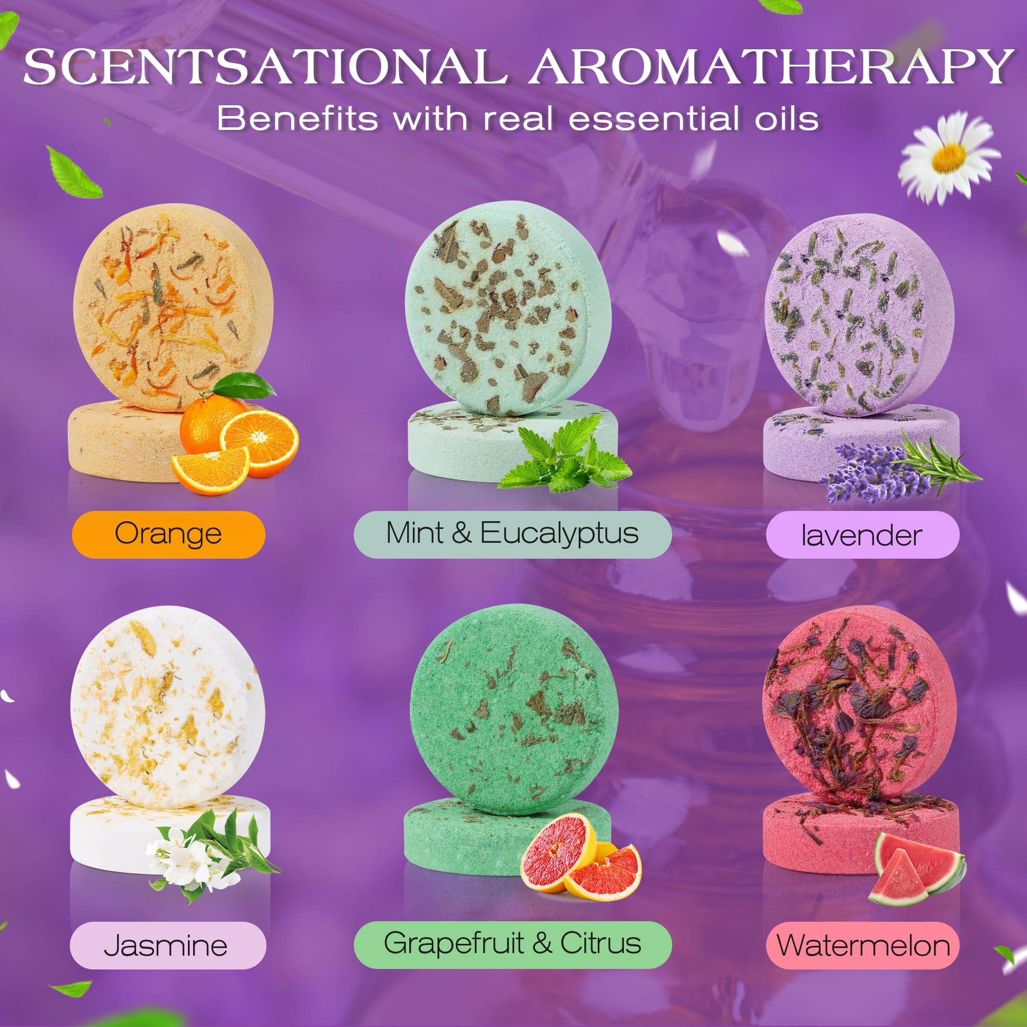 NSRZUA Watermelon fragrance steamer adds a vibrant, uplifting scent to showers