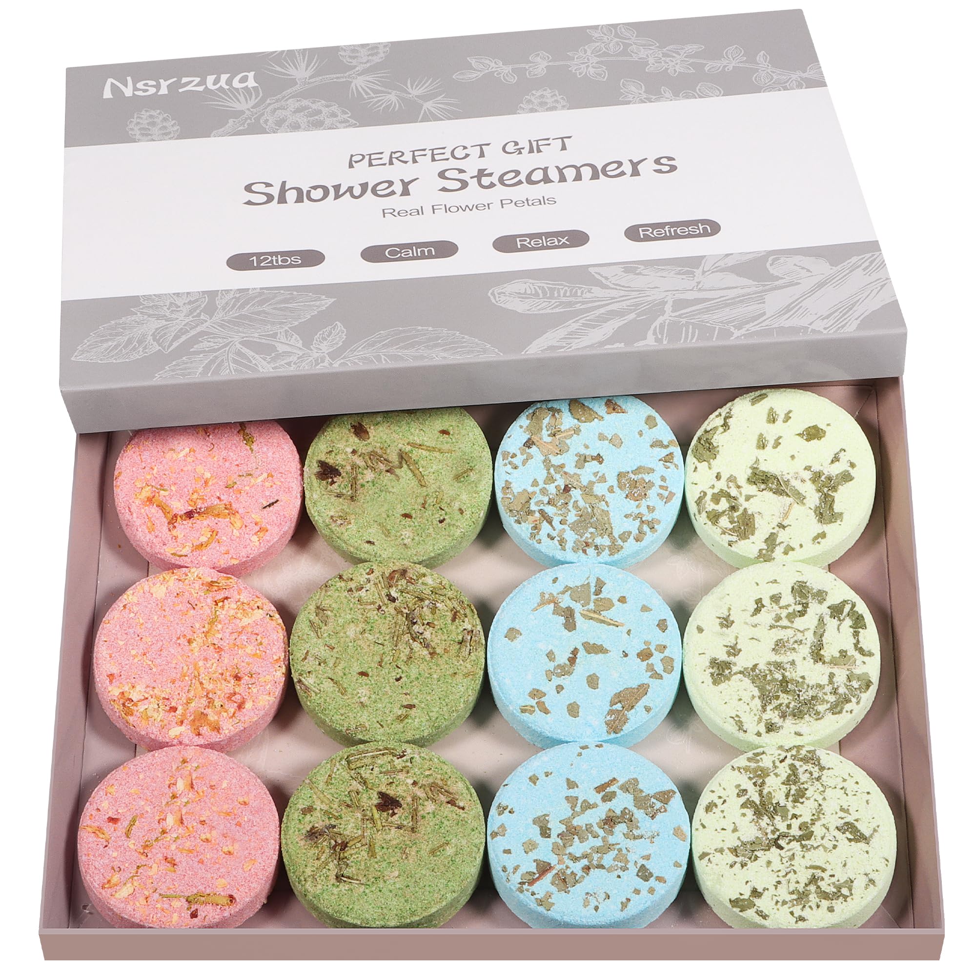 Nsrzua Assorted fragrances image shows Sandalwood, Eucalyptus, Mint, Cedar
