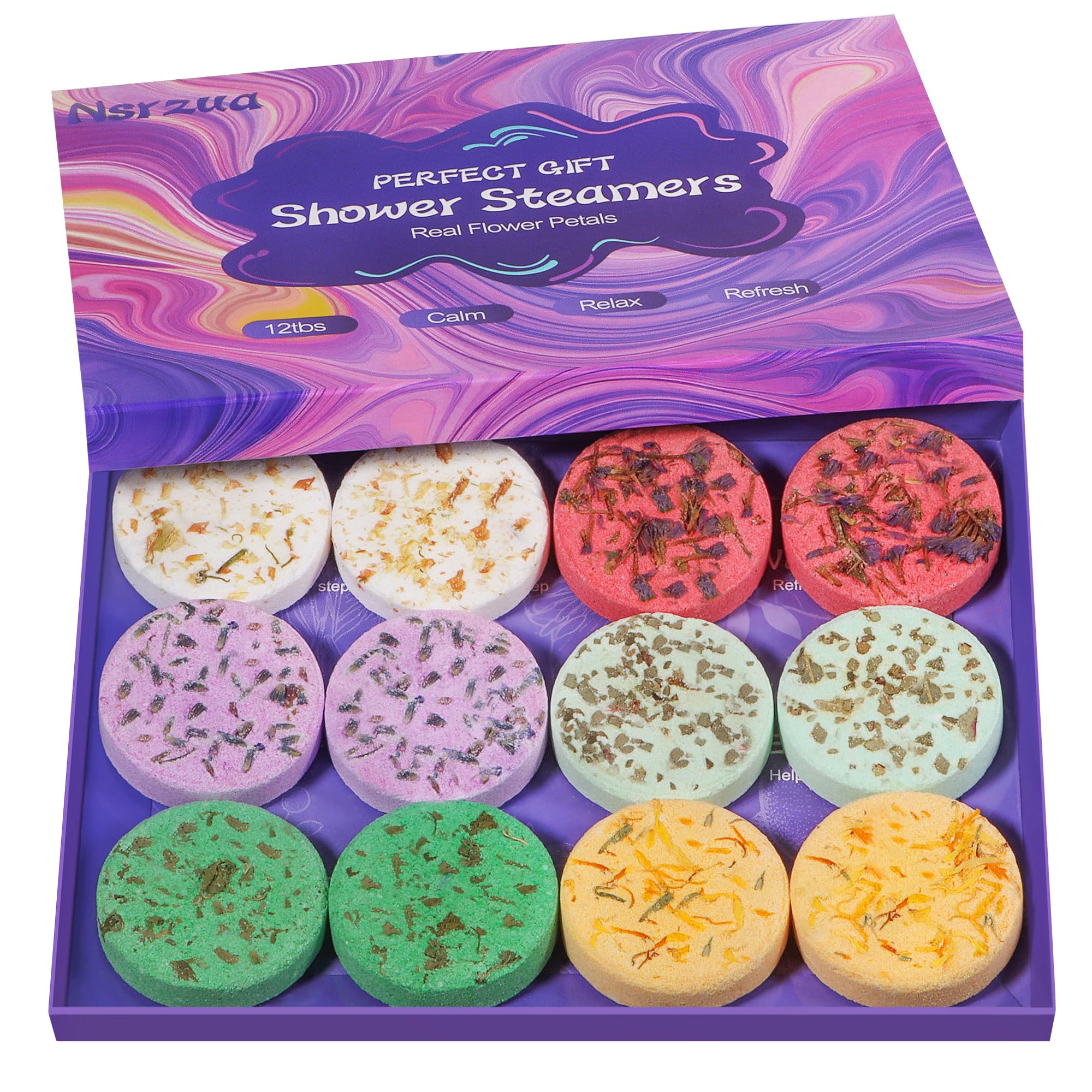 NSRZUA Spa at home use shower steamers for daily relaxation