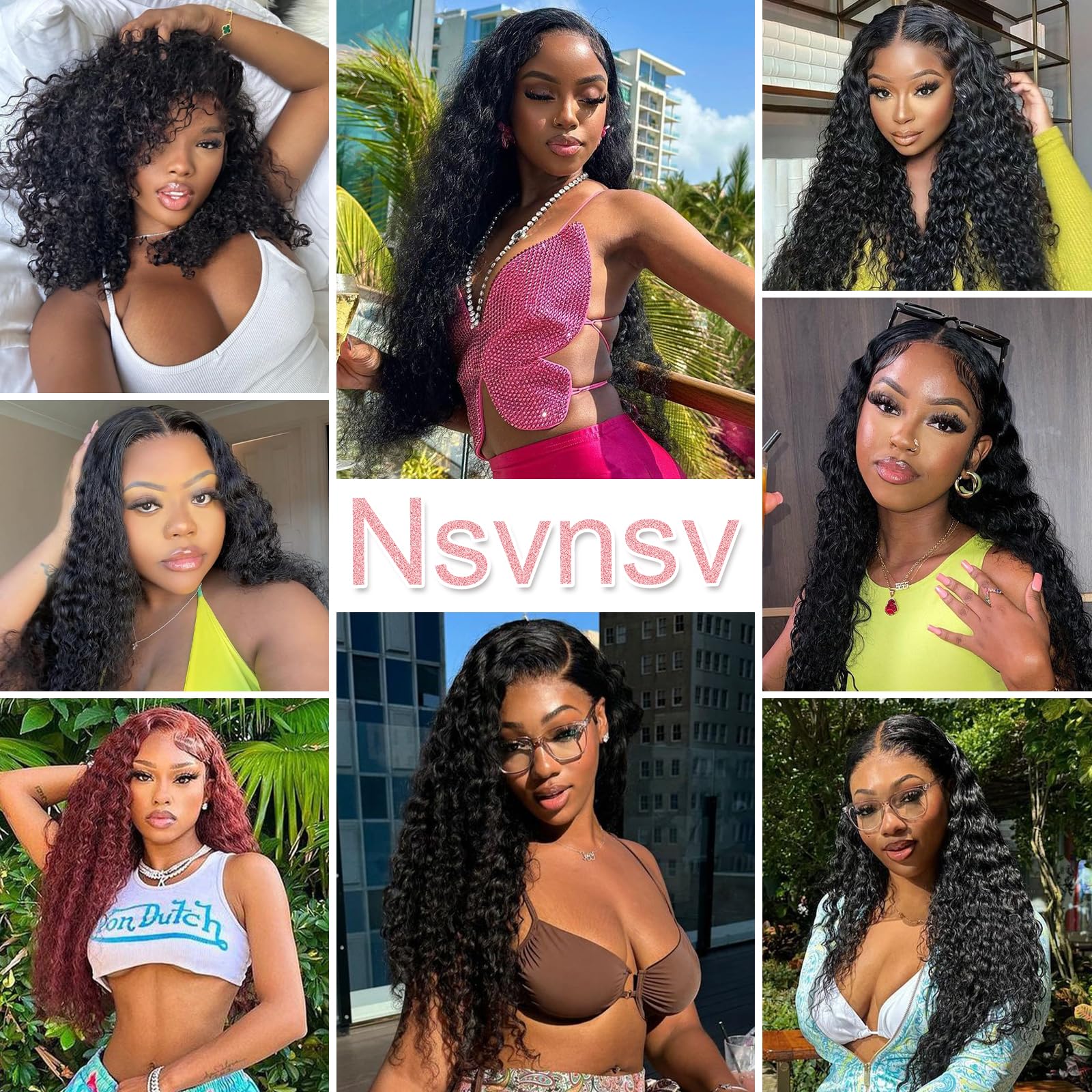 Nsvnsv easy care; can be curled or straightened with heat.