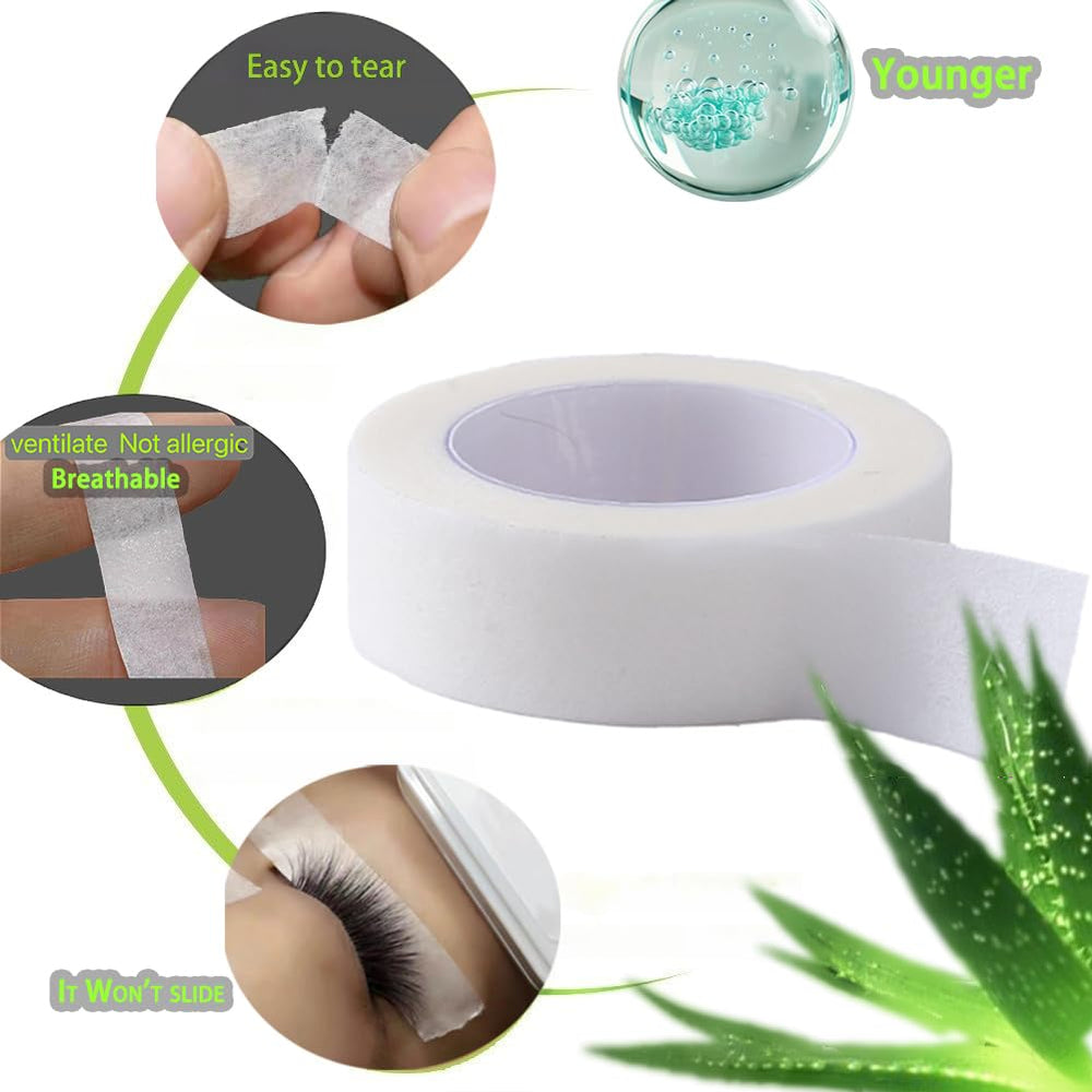 NswfDzk Aloe Vera tape is thin and breathable, minimizing makeup disruption.
