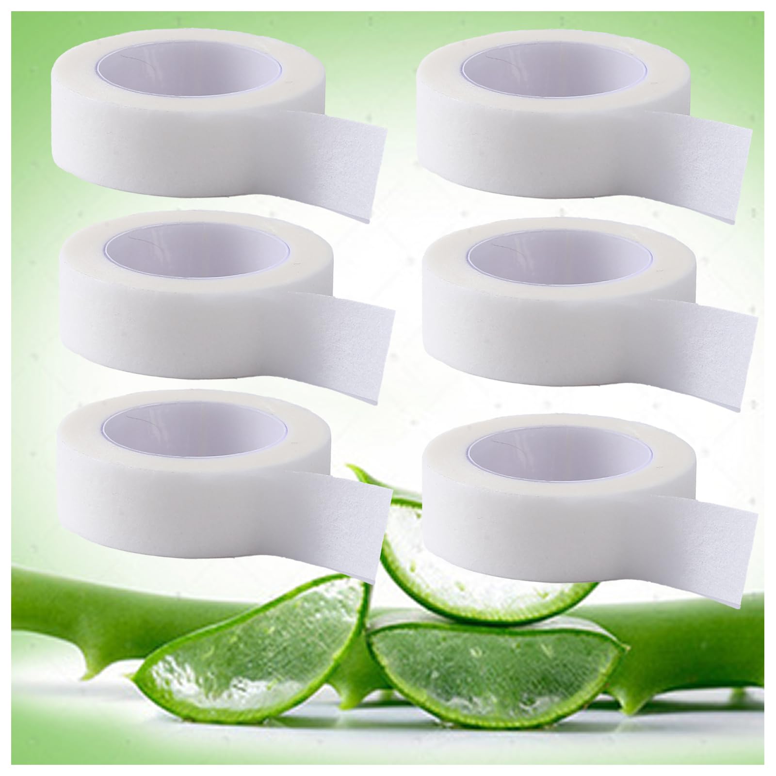 NswfDzk Aloe Vera makeup tape shapes eye shadow with precise lines for clean looks.