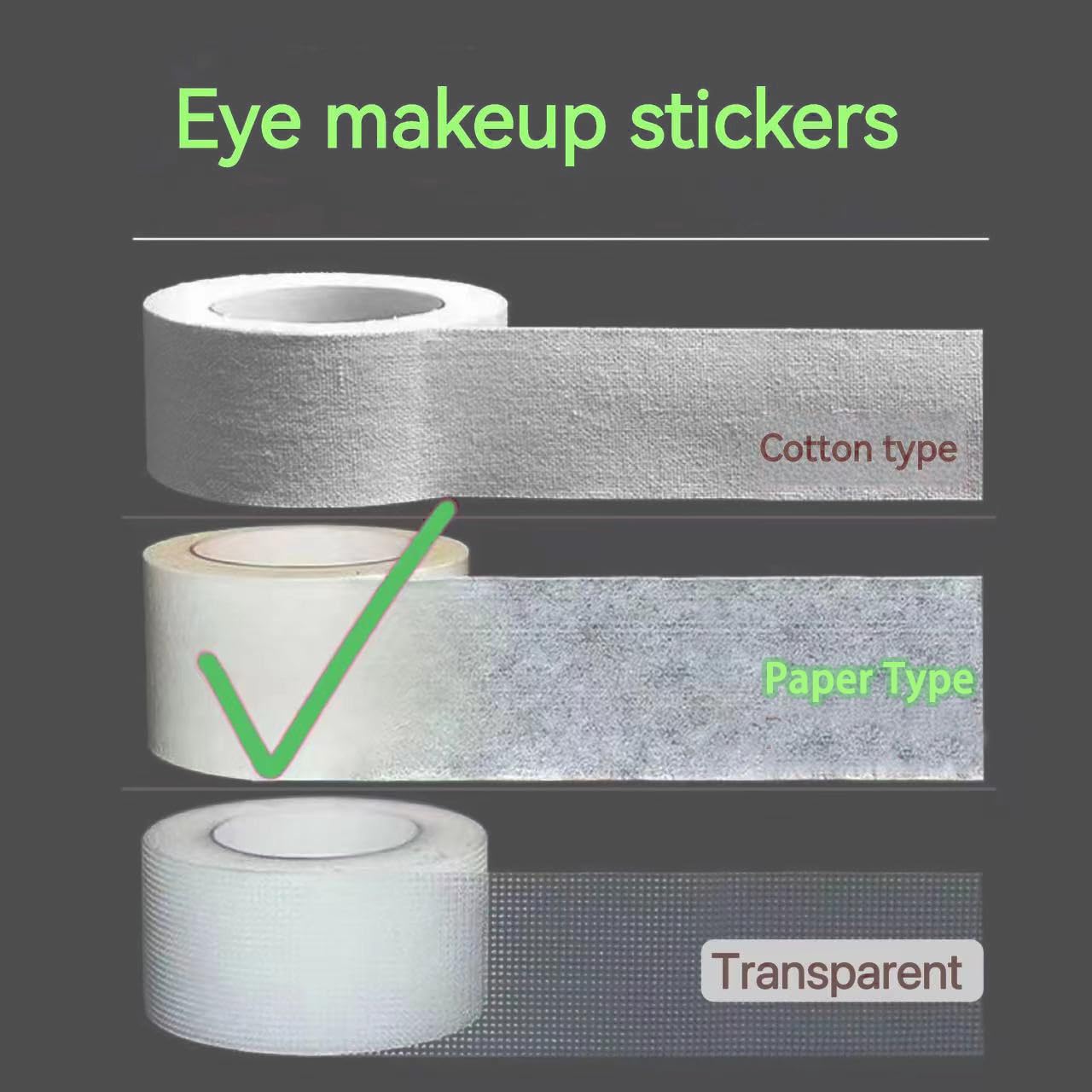 NswfDzk Aloe Vera tape comes in a six-roll pack for extended projects.