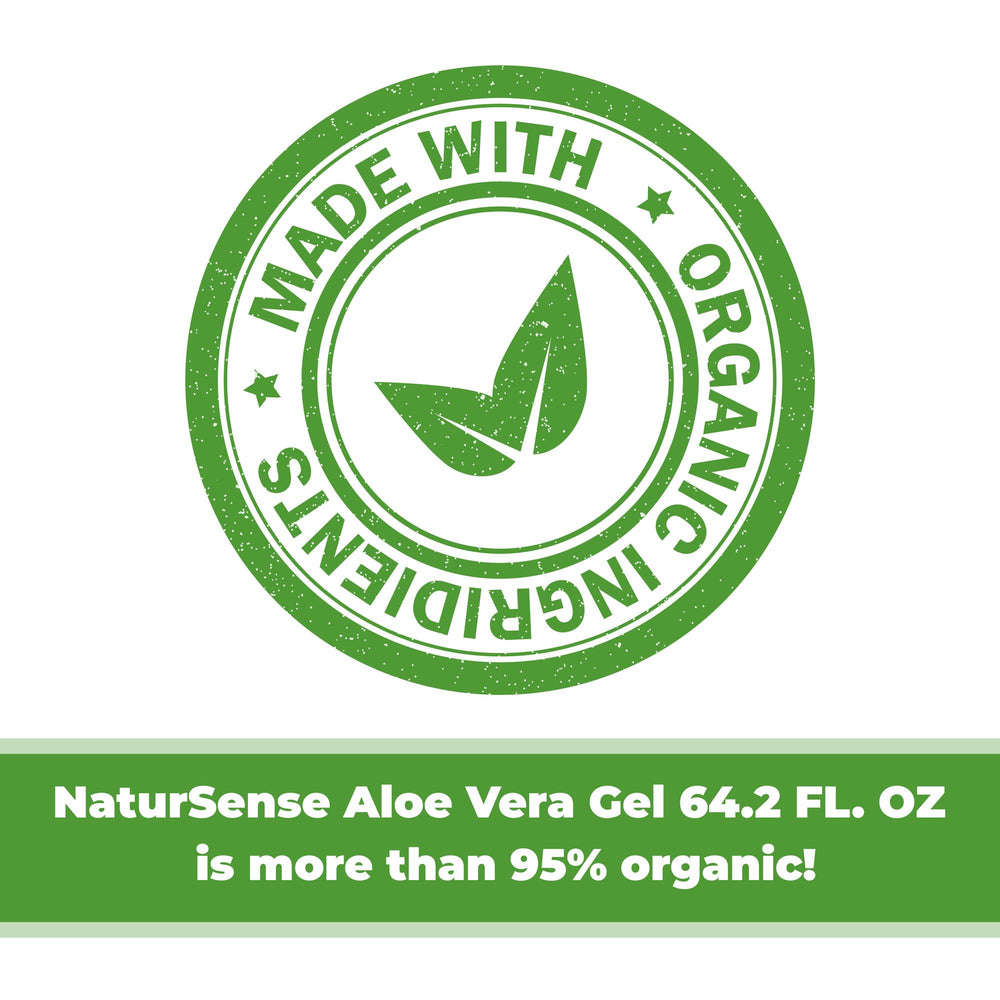 NTRSNS NaturSense Aloe Gel texture highlighting silky, non-sticky feel