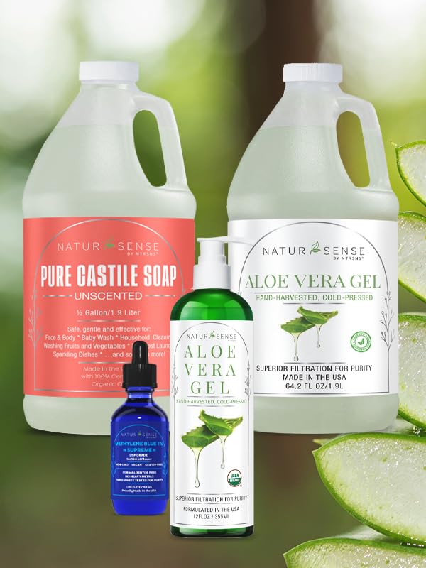 NTRSNS NaturSense Organic certification label emphasizes USA production quality.