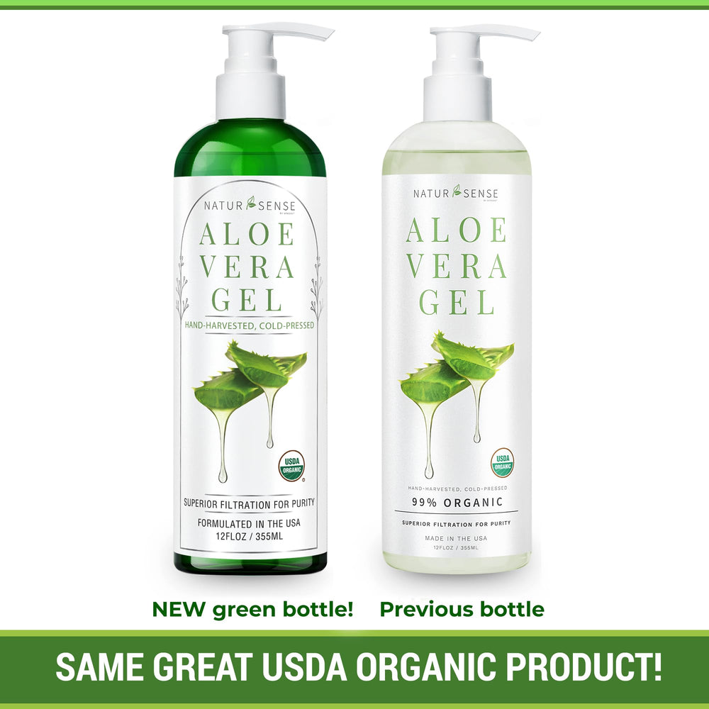 NTRSNS NaturSense Aloe Gel for scalp and hair providing lightweight hydration.