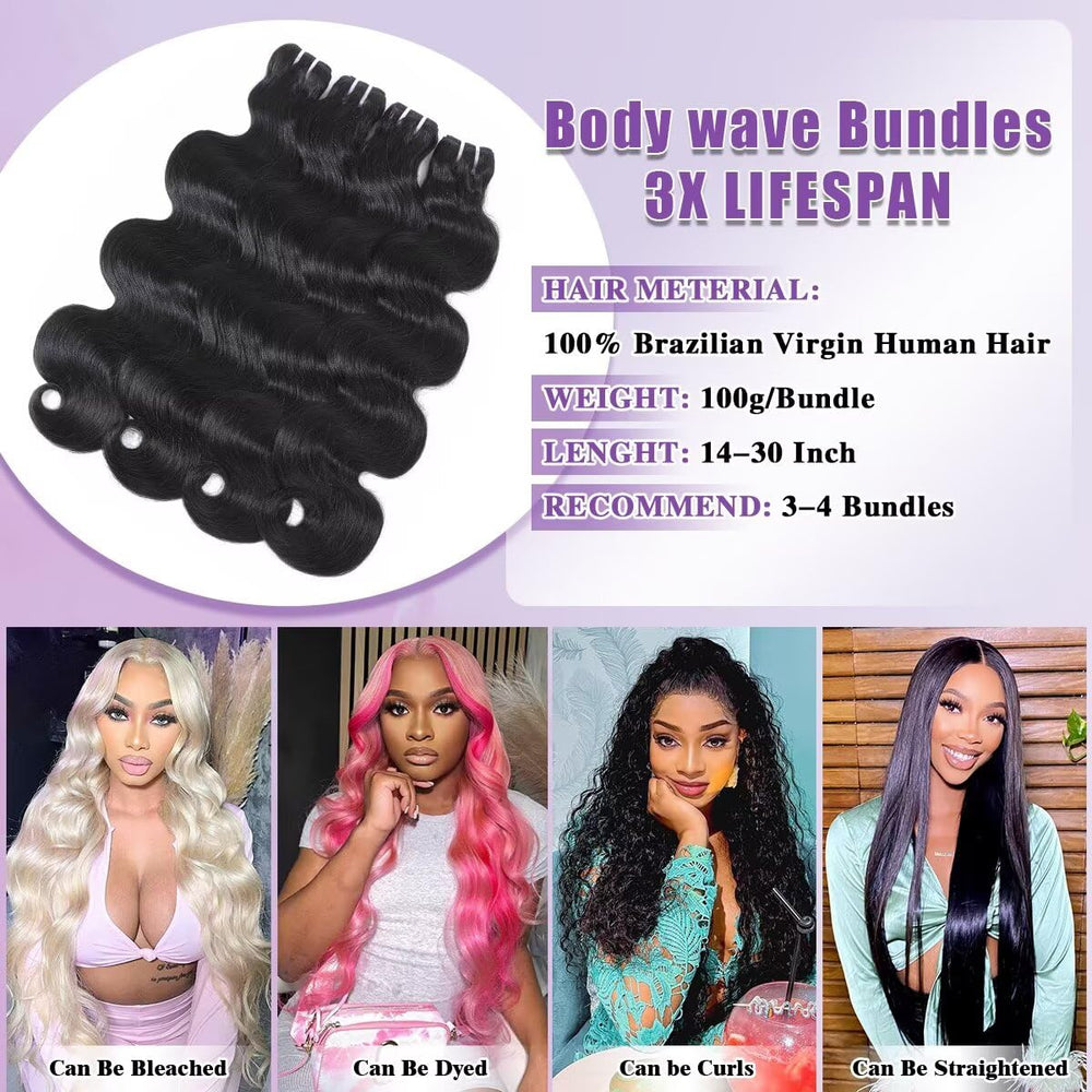 Ntuiol 16A raw body wave bundle 22in close-up demonstrates dramatic length and movement