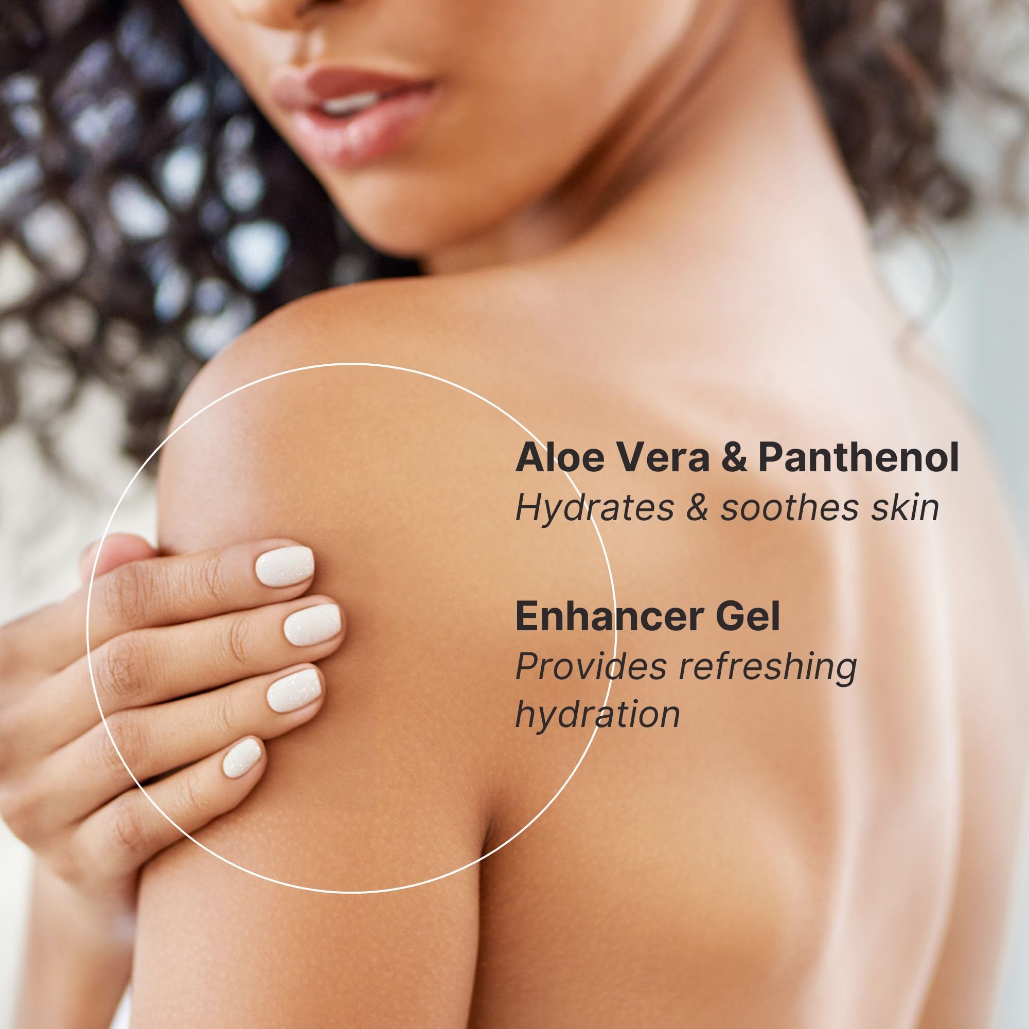 Pump nozzle on Nu Skin Enhancer Gel allows controlled, gentle application.