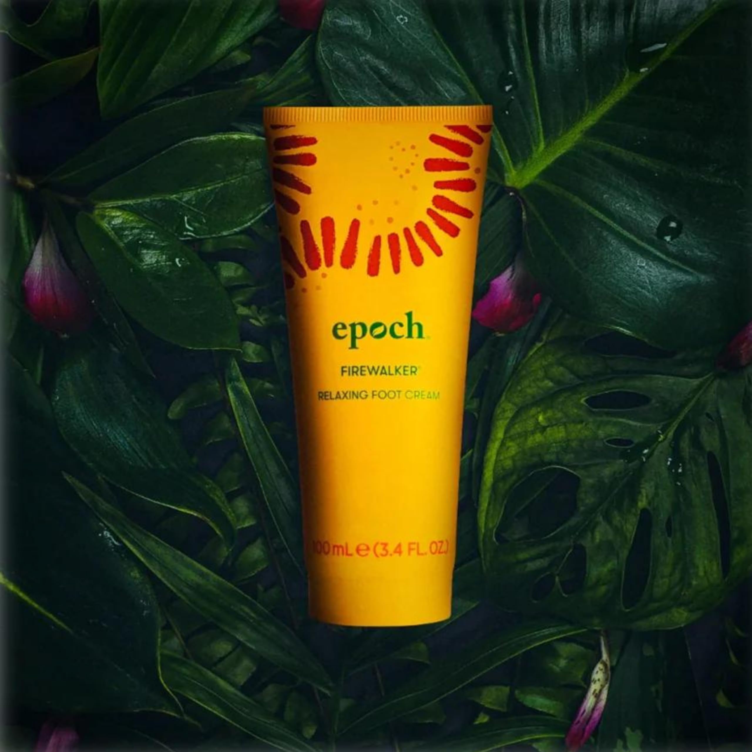 Label on Epoch Firewalker indicating dermatologist-tested safety