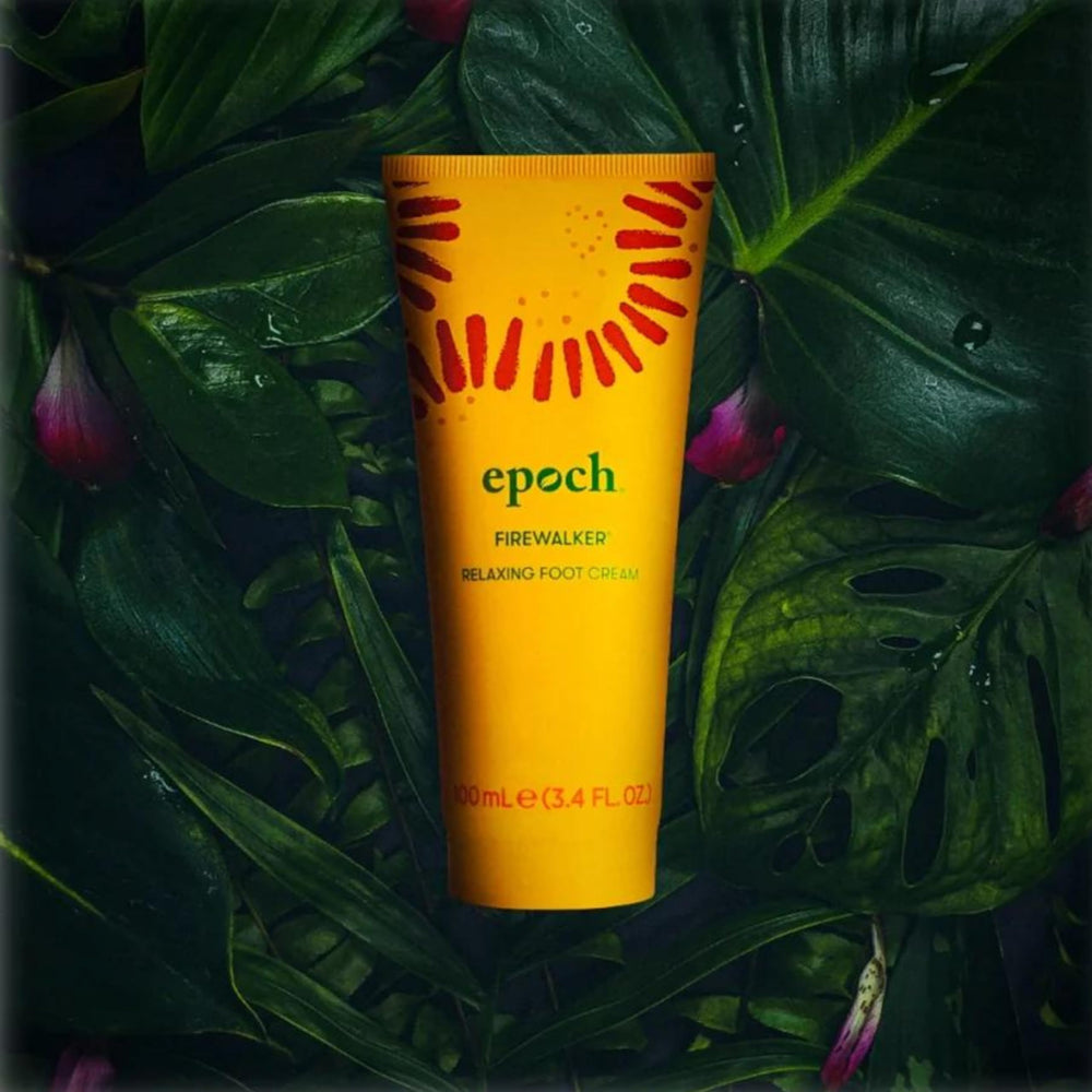 Label on Epoch Firewalker indicating dermatologist-tested safety