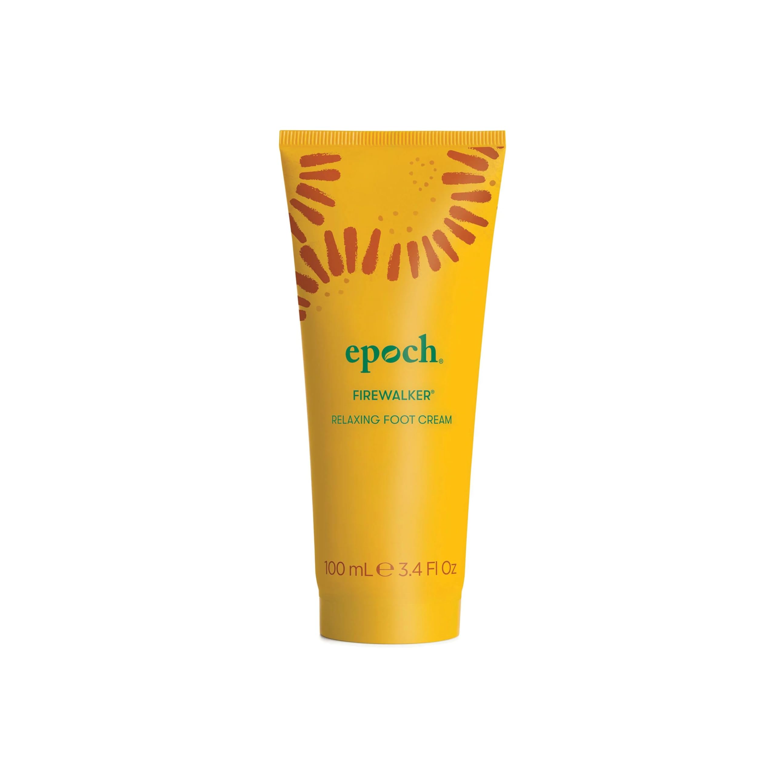 Nu Skin Epoch Firewalker foot cream warms tired feet for soothing relief