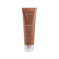 Nu Skin Sunright Insta Glow self-tanner gel bottle for on-the-go tanning.