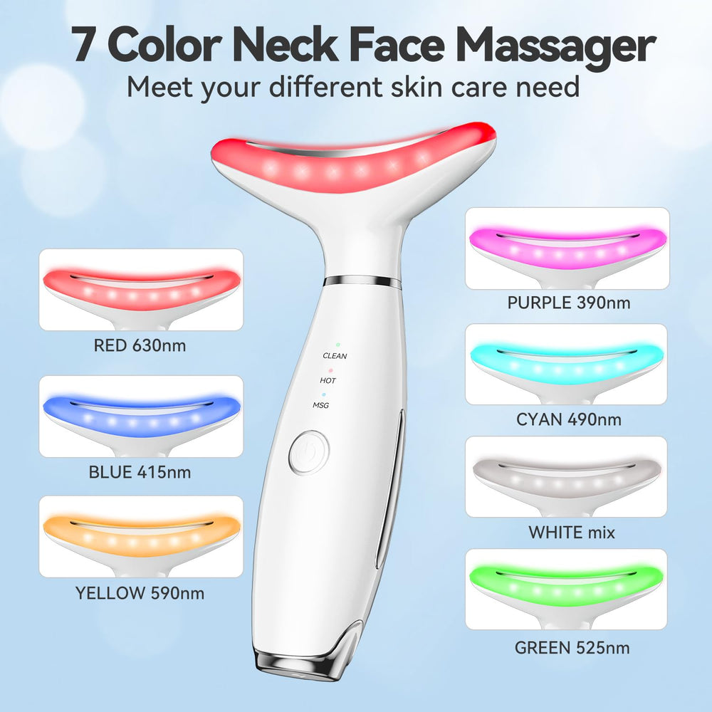 NUAKENE thermals and vibration massage modes for relaxing skin care sessions.
