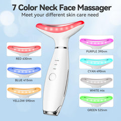 NUAKENE thermals and vibration massage modes for relaxing skin care sessions.