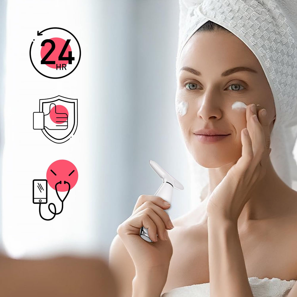 NUAKENE travel-friendly design for quick skin care sessions away from home.