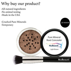 NuBeauti Mineral formula with mica and iron oxide for vibrant, natural-looking shade