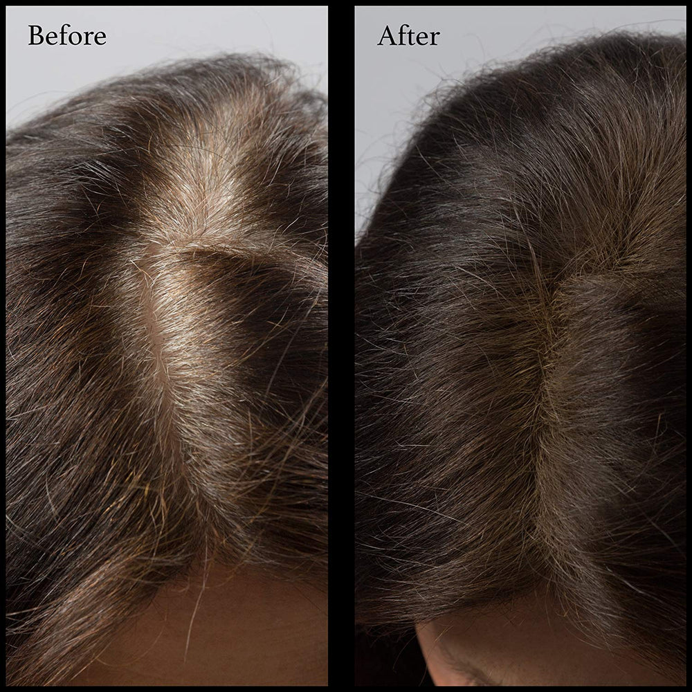 NuBeauti Precision Root Touch Up Brush for easy application.