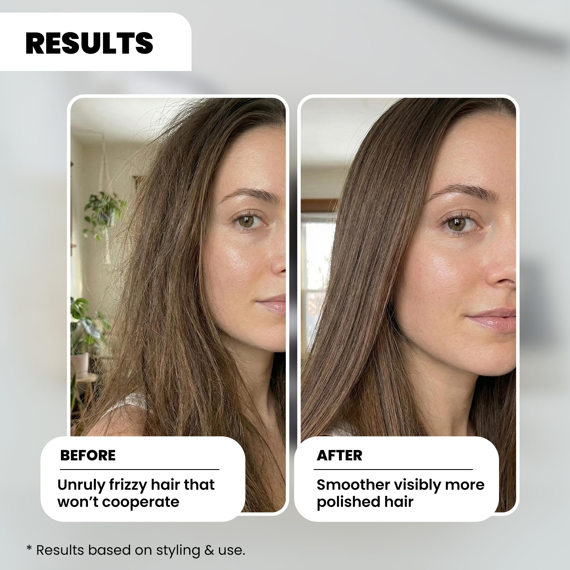 Nubi Marula serum after styling helps lock in softness and gloss
