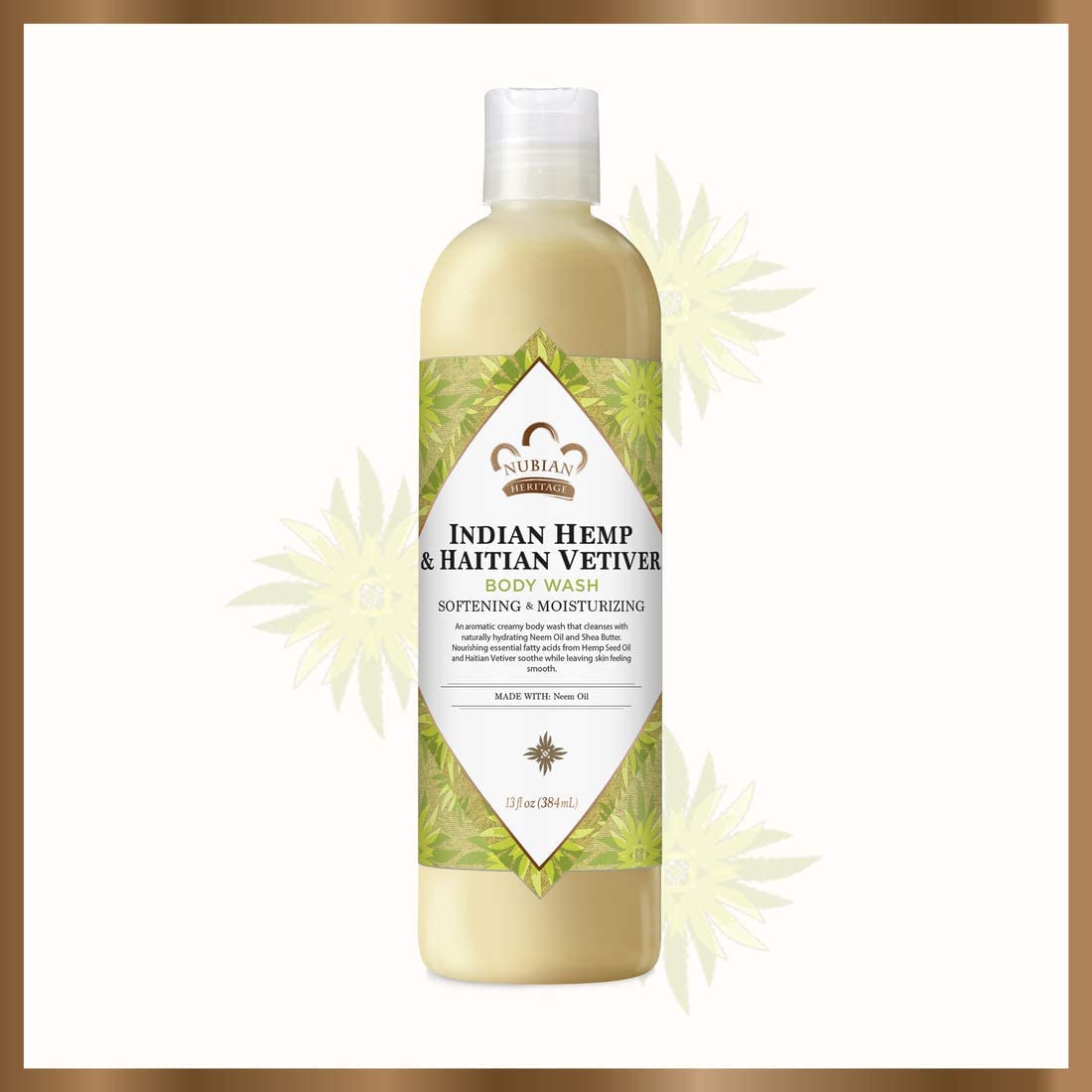 Nubian Heritage hemp seed oil component promotes skin moisture