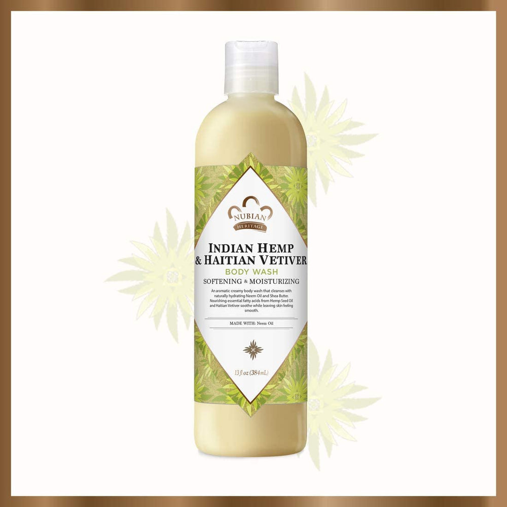 Nubian Heritage hemp seed oil component promotes skin moisture