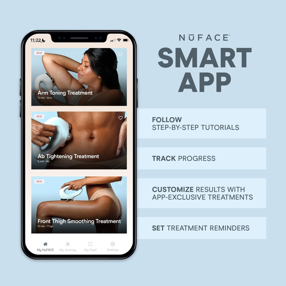 FDA-cleared NuFACE device signals safety and efficacy.