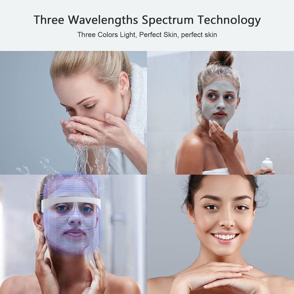 NUFR LED mask suitable for all skin types across different routines