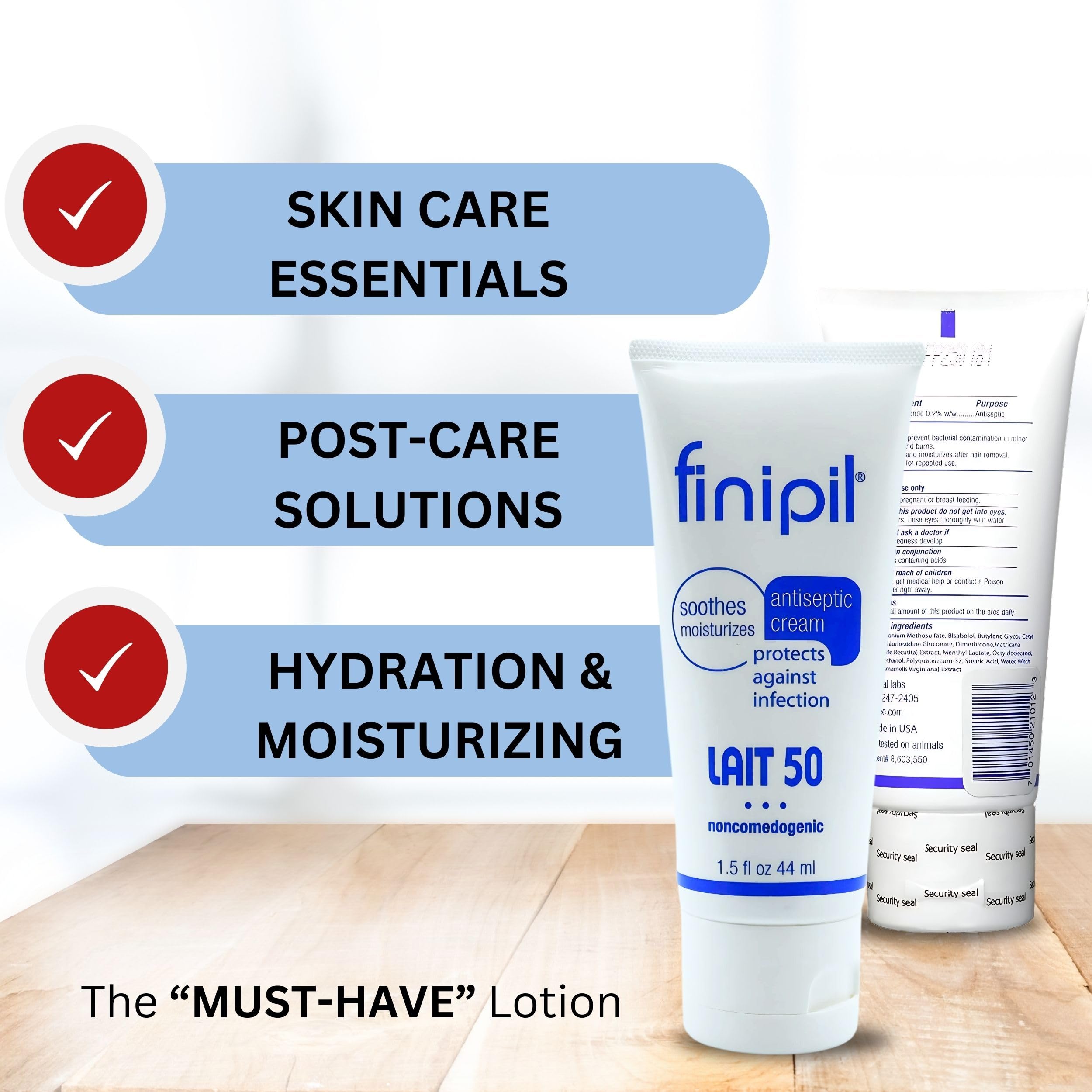 Nufree Finipil Lait cream texture swirl highlights quick cooling sensation.
