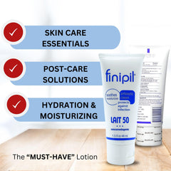 Nufree Finipil Lait cream texture swirl highlights quick cooling sensation.