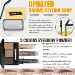 NUIBO All-in-One Makeup Kit brushes and sponges for easy application.
