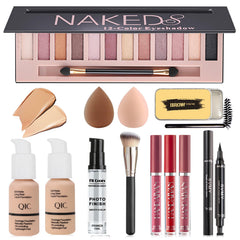 NUiBO All-in-One Makeup Kit front view showing compact daily essentials for quick routines