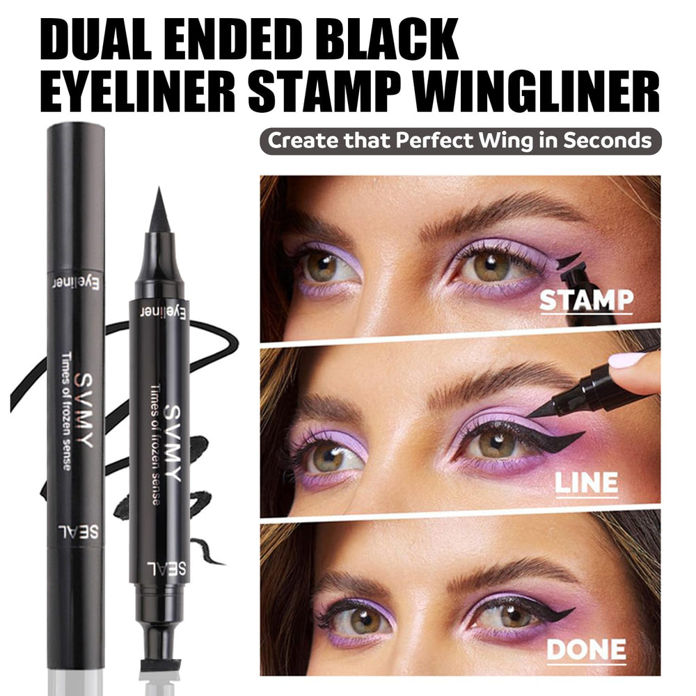 Nuibo winged eyeliner stamp for crisp, quick lines.