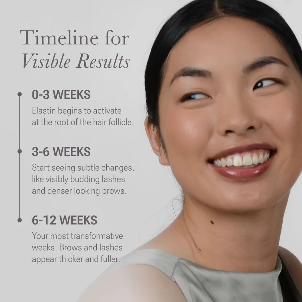 NULASTIN brow serum brush-on brows for shaping and support.