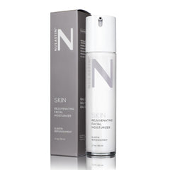 NULASTIN Hydrating Face Moisturizer bottle close-up highlighting Elastaplex for smoother skin.
