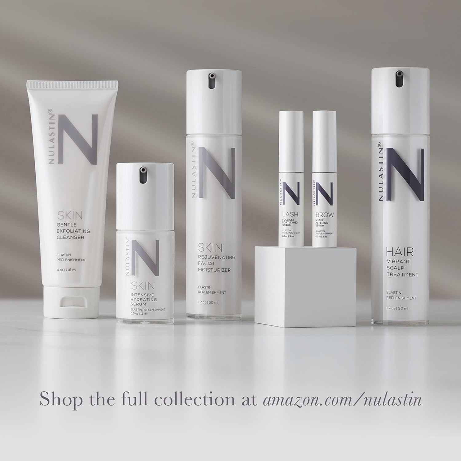 NULASTIN Hydrating Face Moisturizer on neck area for seamless facial hydration.