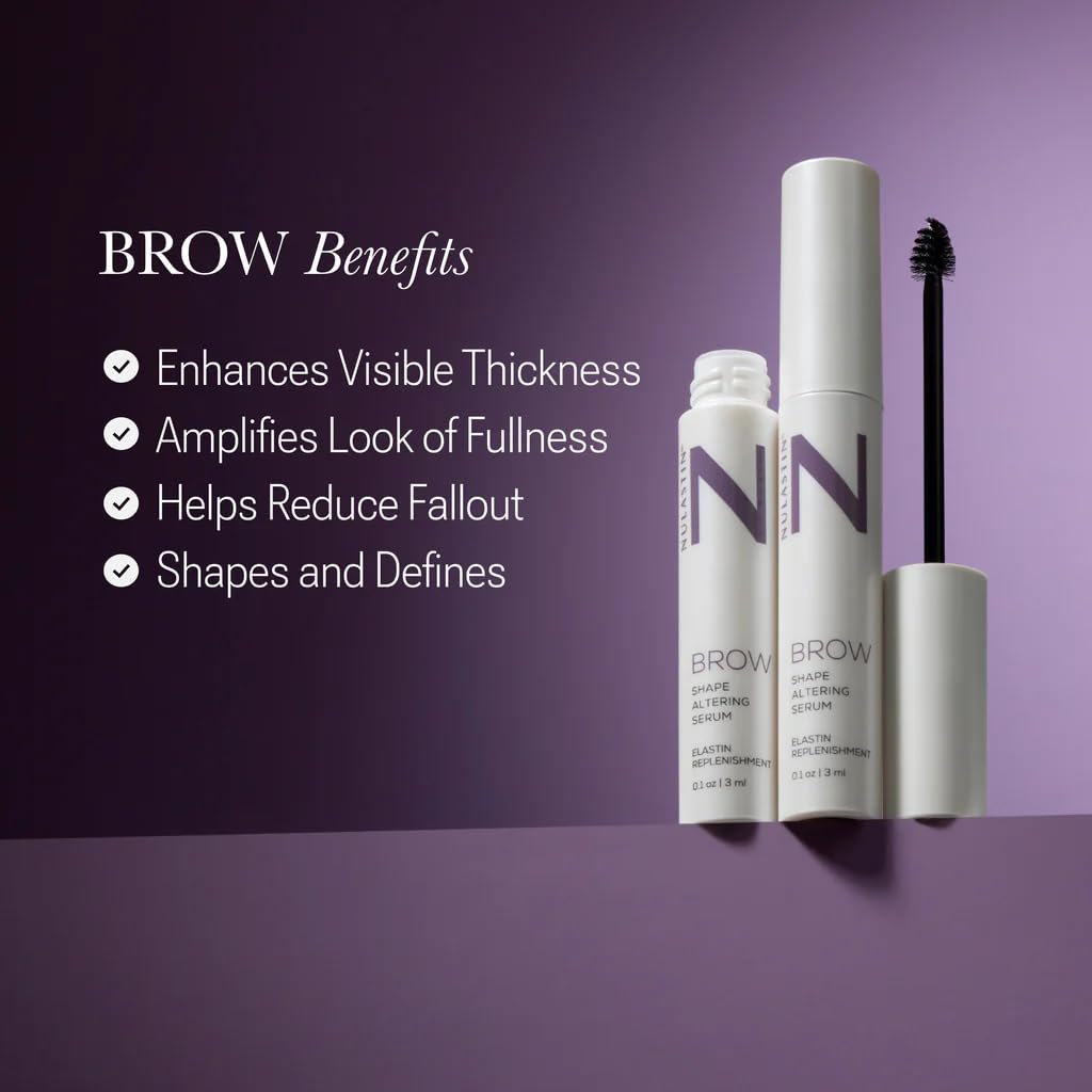 NULASTIN premium packaging highlights a premium brow-care experience.