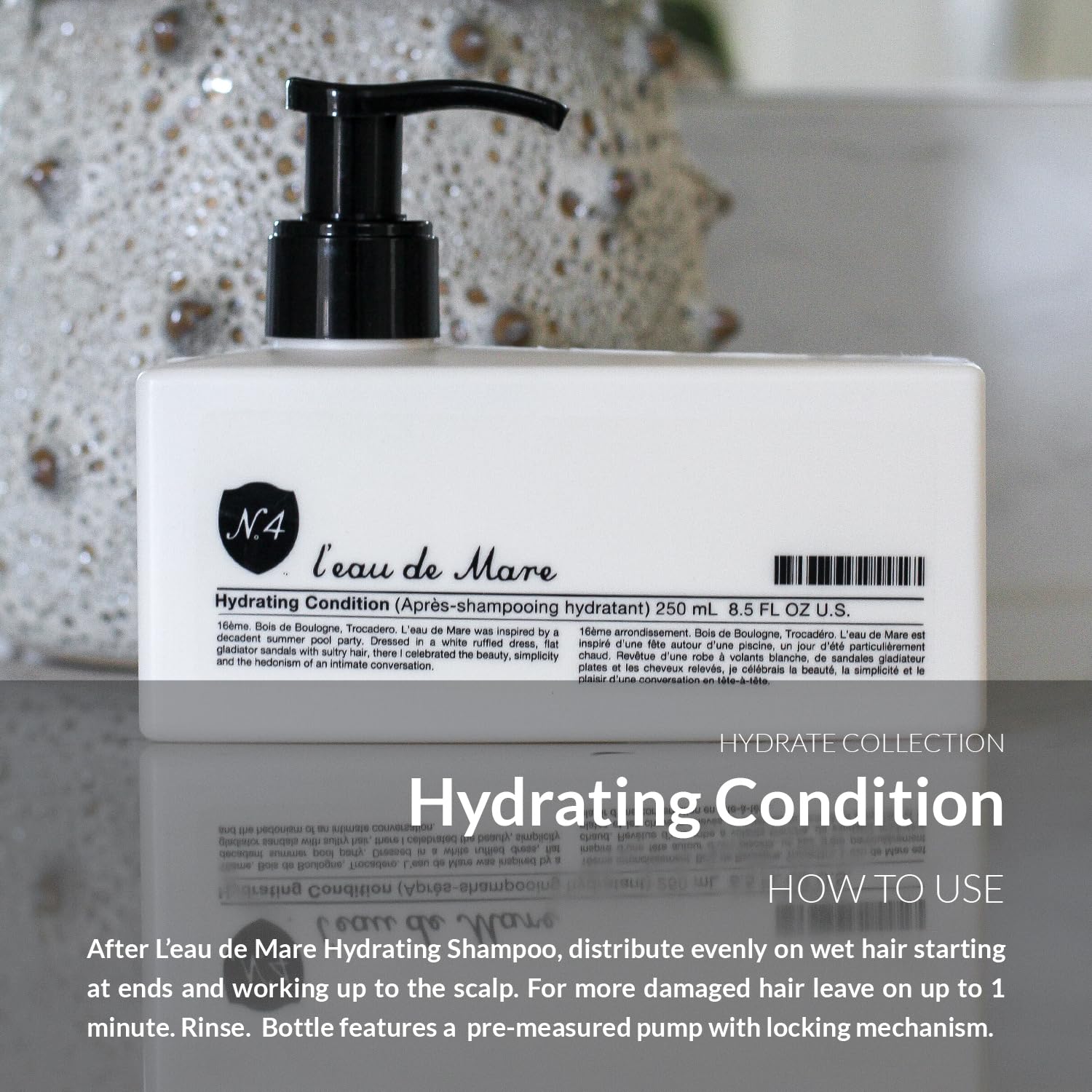 Number 4 Conditioner label highlights color protection.