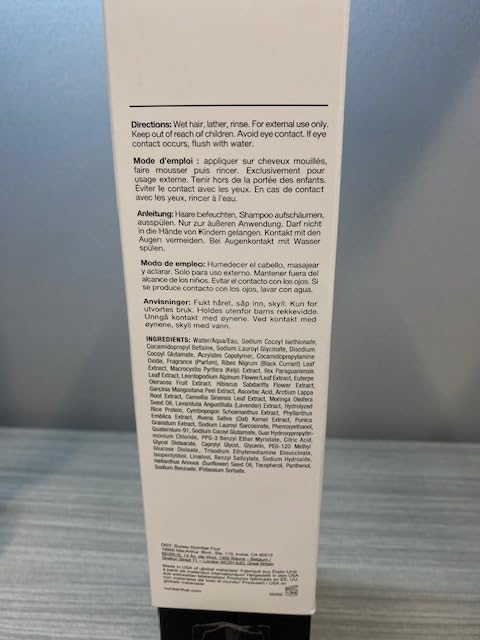 Number 4 Hair Shampoo pump-dispense highlights easy, mess-free daily use.